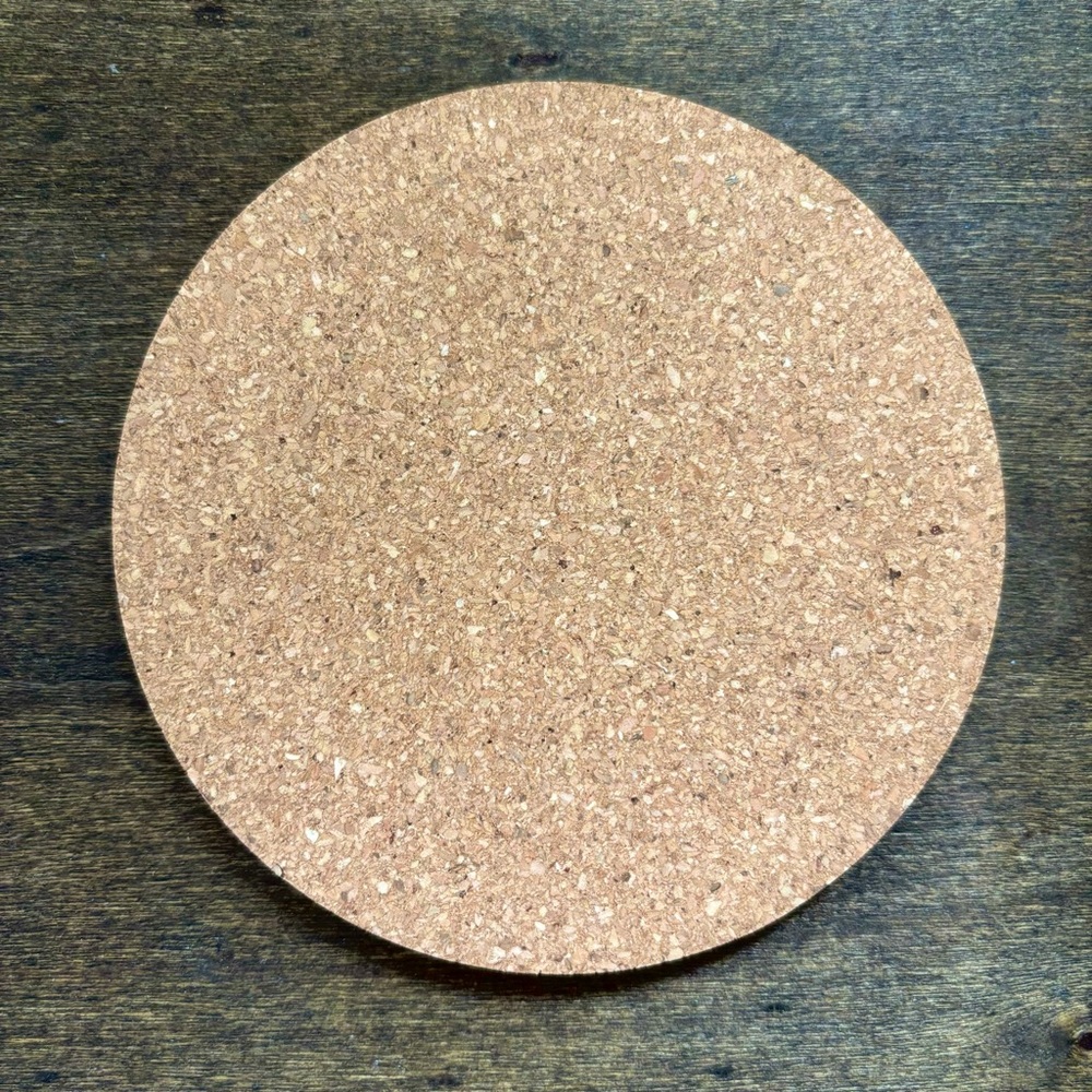 Cancer Zodiac Sign Encircled Laser Engraved Cork Coaster - Picture 4 of 5